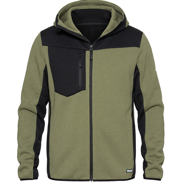 Issa Giacca con Cappuccio Fynor Colore VERDE/NERO - ISSA LINE